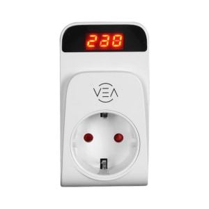 VEA VE-25530 15a 3520w Tekli Dijital Göstergeli Akım Korumalı Priz