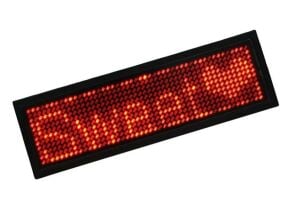 Hd Smart Led li İsimlik Kırmızı