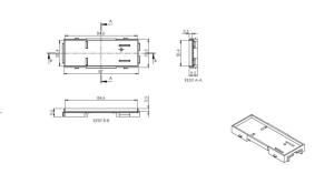 AK-RT-302-E  36,7x90,3x60  SOKET TERMİNALLİ  RAY TİPİ  KUTU