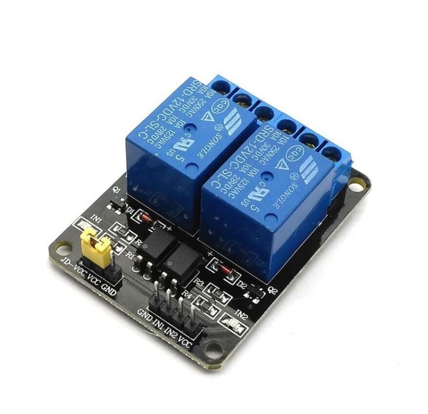 ARDUİNO 12V 2 KANALLI IŞIKLI RÖLE AT-B057A