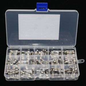 Cam Sigorta Seti 5x20 mm 150 Adet 15 Çeşit 250v Şeffaf Çantada
