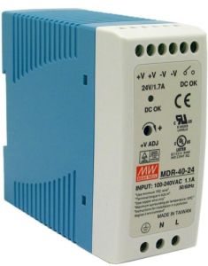 Meanwell Mdr-40-24 40w 24v 1,67a Ray Tip Güç Kaynağı