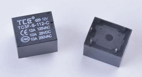 RÖLE 833-12V JQC-3F TCE TC3F-S-112-C  12VDC KÜP RÖLE