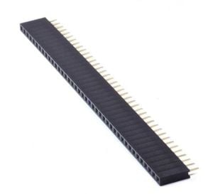 Pin Header Dişi 40 lı 180° 1 Sıra Konnektör  208-1x40h