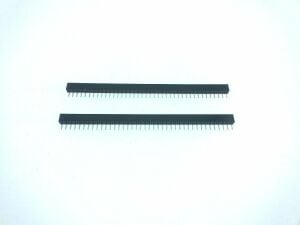 Pin Header Dişi 40 lı 180° 1 Sıra Konnektör (( Mini Bacak 2mm ))