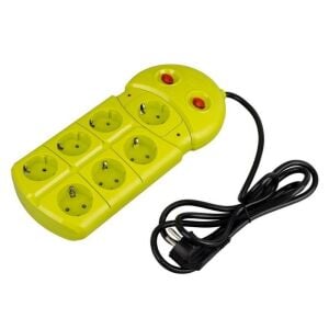 VEA VE-970 Akım Korumalı Grup Priz 7'Li 1.5 Metre 2 Anahtarlı