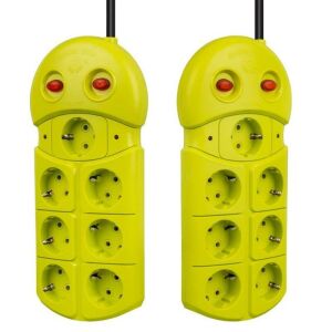 VEA VE-970 Akım Korumalı Grup Priz 7'Li 1.5 Metre 2 Anahtarlı