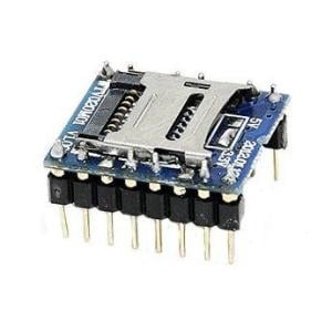 ARDUİNO WTV020 çipset'li Mini SD Kartlı Ses Modülü