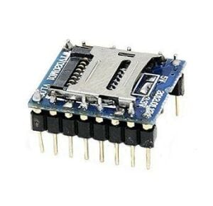 ARDUİNO WTV020 çipset'li Mini SD Kartlı Ses Modülü