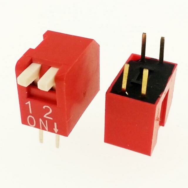 2 Pin Piano Tip Dip Switch