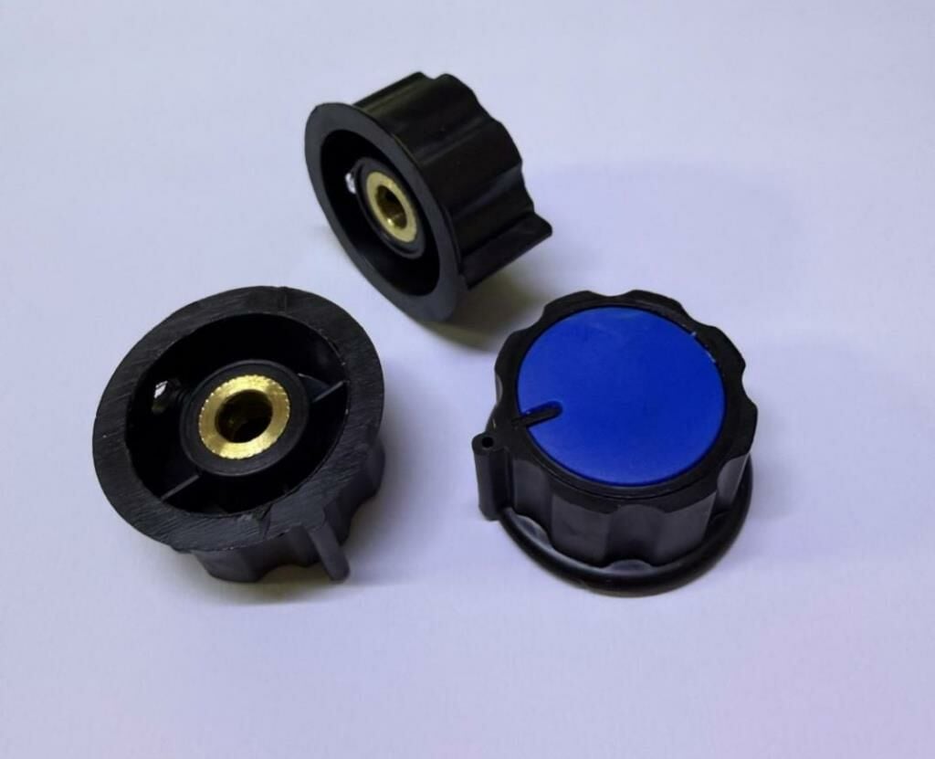 POT DÜĞMESİ  ANFİ KAPAKLI MAVİ