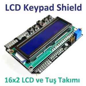 ARDUİNO LCD1602 KEYPAD SHİELD