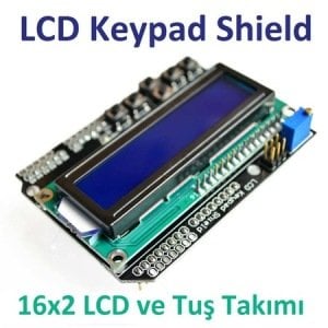 ARDUİNO LCD1602 KEYPAD SHİELD