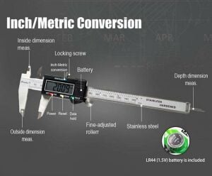 Proskit PD-151 150mm Dijital Kumpas