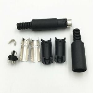 07 Pin Erkek Mini Din Konnektör 224-7M