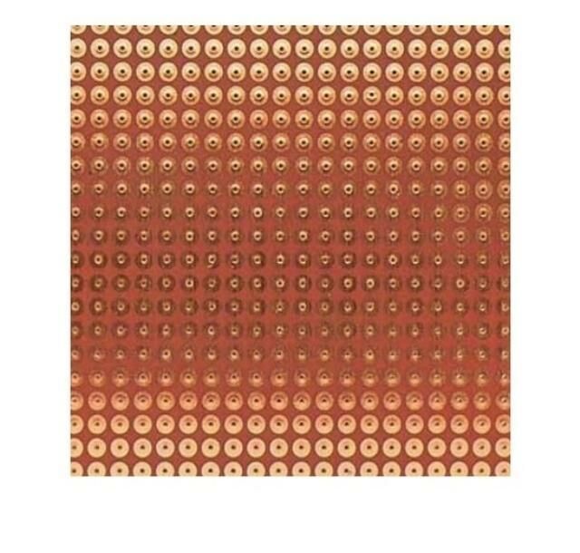 Delikli Plaket Bakır Tek Yüzlü 90x150 mm ( Pertinaks )