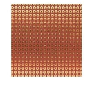 Delikli Plaket Bakır Tek Yüzlü 90x150 mm ( Pertinaks )