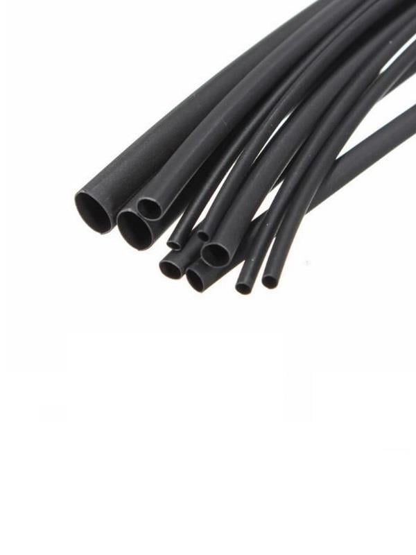 Woer Makaron 12,7 mm Siyah (1 Metre)