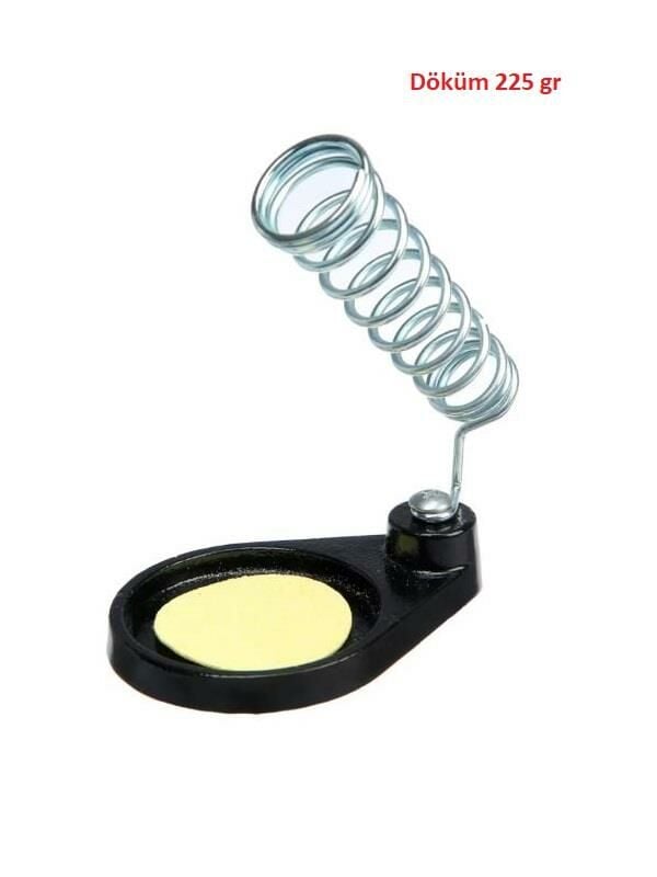 Havya Sehpası - Havya Standı DÖKÜM Yuvarlak Yaylı 70x100 mm Süngerli