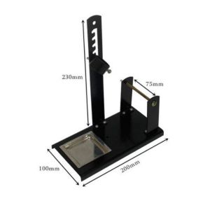 Havya Sehpası - Havya Standı Metal Lehim Makara ve Kalem Havya Tutuculu 100x200 mm Süngerli