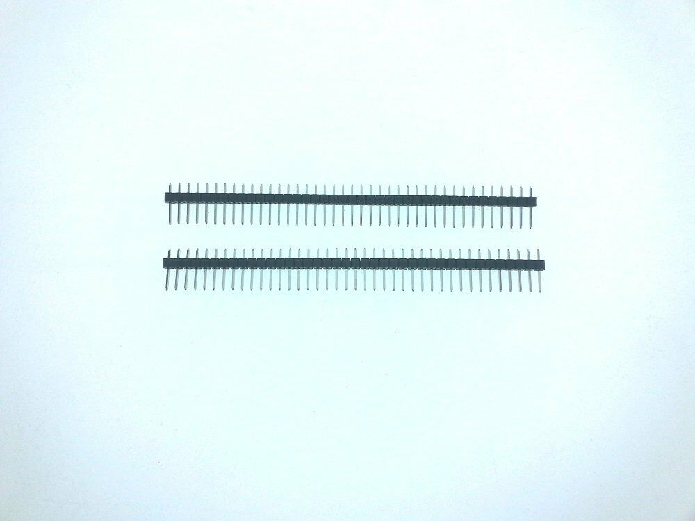 Pin Header Erkek 40 lı 180° 1 Sıra Konnektör 207-1x40sg1 (( Bacak Boyu 12mm ))