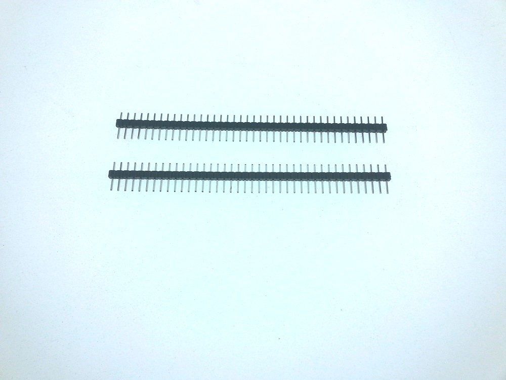 Pin Header Erkek 40 lı 180° 1 Sıra Konnektör (( Mini Bacak 2mm ))