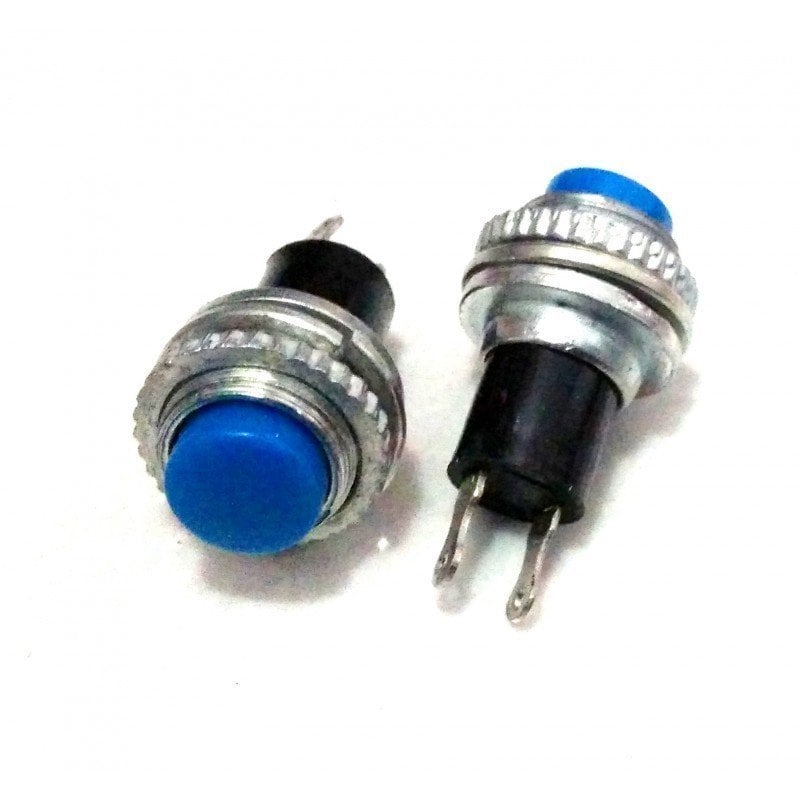 BUTON YUVARLAK  Metal  DS-314 10 mm MAVİ IC-179