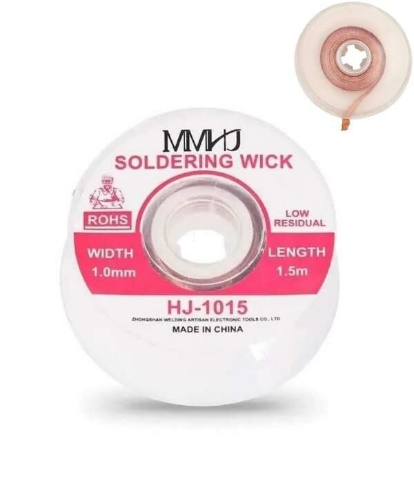 Lehim Alma Teli  HJ-1015 1mm 1,5 Metre ( Emici / Çekme) Solder Wick
