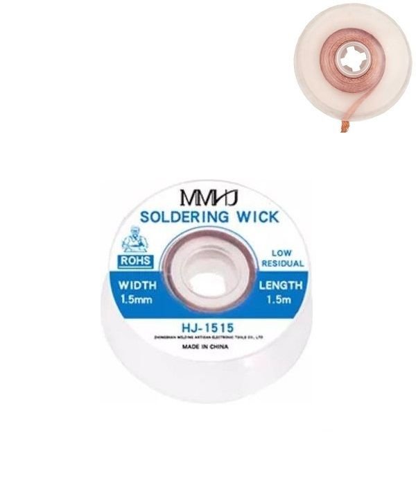 Lehim Alma Teli  HJ-1515 1,5mm 1,5 Metre ( Emici / Çekme) Solder Wick