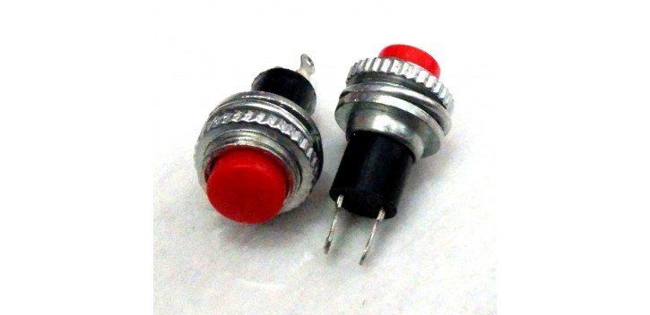BUTON YUVARLAK  Metal  DS-314 10 mm KIRMIZI IC-179-1