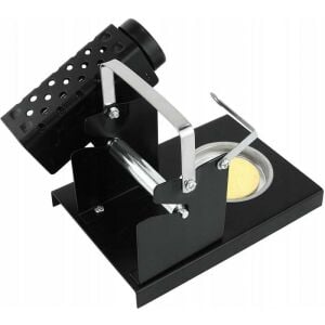 Havya Sehpası - Havya Standı LTJ217 Metal Lehim Makara ve Kalem Havya Tutuculu 110x160 mm Süngerli