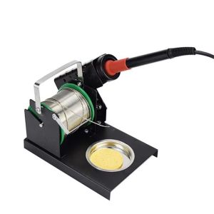 Havya Sehpası - Havya Standı LTJ217 Metal Lehim Makara ve Kalem Havya Tutuculu 110x160 mm Süngerli