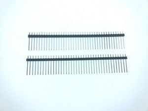 Pin Header Erkek 40 lı 180° 1 Sıra Konnektör  207-1x40s-19  (( Bacak Boyu 19mm ))