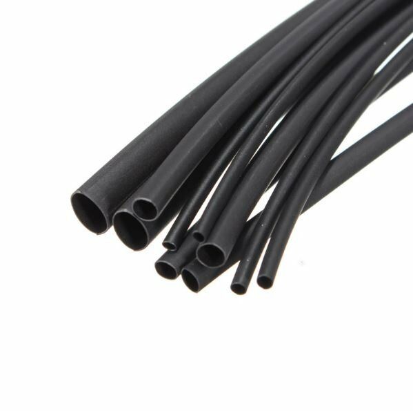 Woer Makaron 4 mm Siyah (1 Metre)
