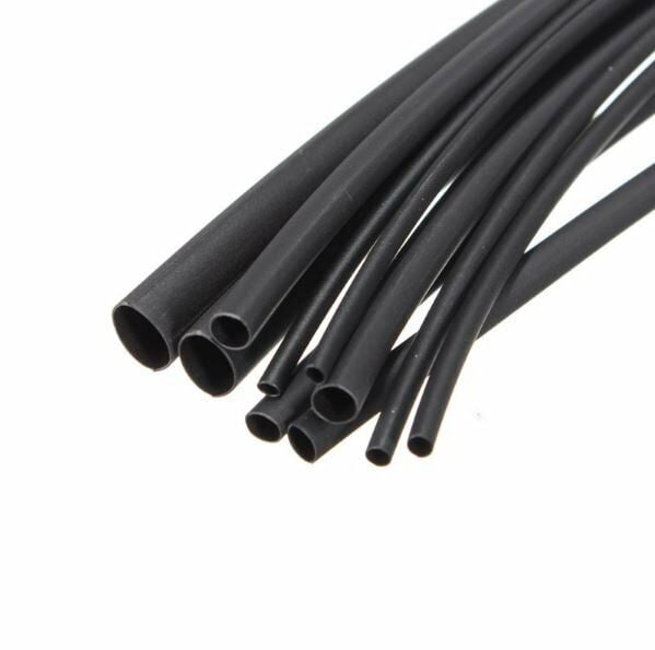 Woer Makaron 9,5 mm Siyah (1 Metre)