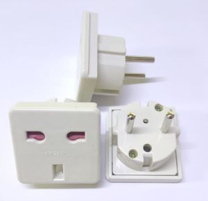 Power Çevirici Adaptör İngiliz to Topraklı Fiş