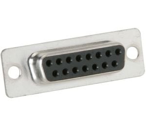 D-Sub Dişi Konnektör 15 Li 2 Sıra DB15 İğne / Terminal Bacak (1adet)