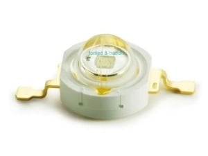 LED POWER 3W AMBER Emiter POWERLUX  2V 700mA 60-80LM  590-595NM