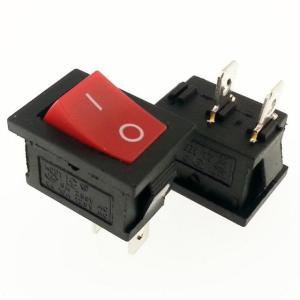 ANAHTAR MİNİ ON ~ OFF KIRMIZI IŞIKSIZ 2 Pin  9x13mm KCD5-101-2C3-RED/BLACK