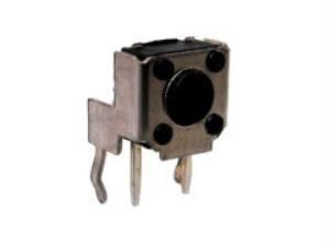 TACT  BUTON  6x6 90° PCB tip Siyah ~ KIRMIZI  4,3 mm
