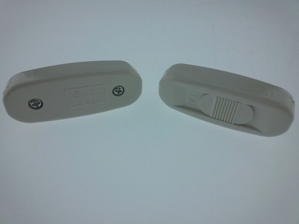 ANAHTAR ARAPUAR KCD-322  BEYAZ  VİDALI ( ON ~ OFF )