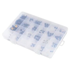 250 Adet Tact Switch Seti Dip Smd Kılıf 25 Farklı Çeşit Plastik Çantada