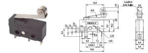 HIGHLY SWİTCH (SS0505P) 10x20mm 18mm  PCB Tip İĞNE BACAK MAKARALI ( KALİTELİ )