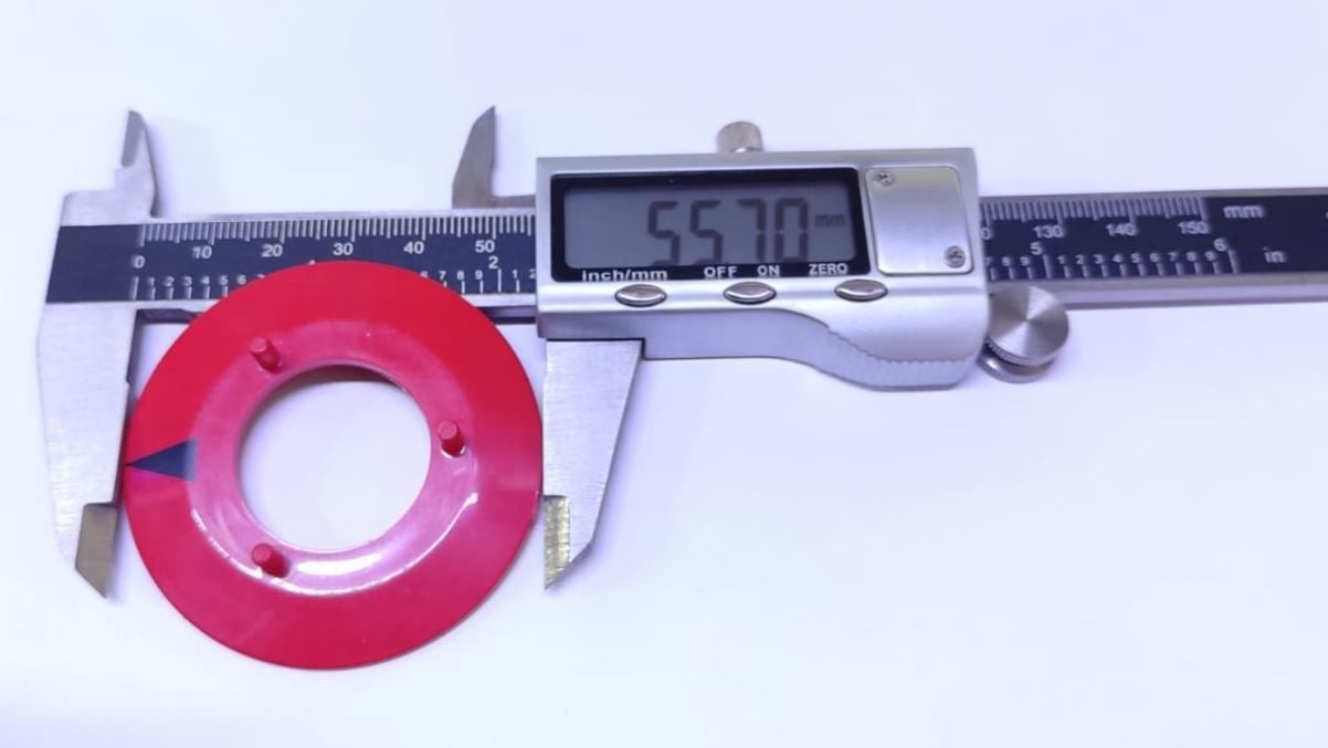DÜĞME HT 3000 OK İSARET ALTLIK KIRMIZI İÇ ÇAP 25,75 MM