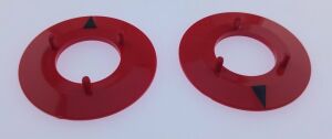 DÜĞME HT 3000 OK İSARET ALTLIK KIRMIZI İÇ ÇAP 25,75 MM