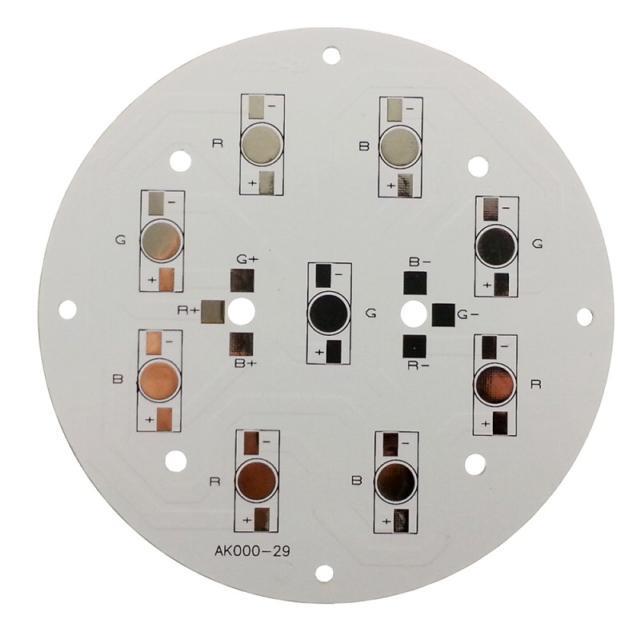 YUVARLAK PCB 9 LED RGB A.000-29R1