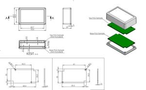 AK-HH-014 Siyah 45x72,5x23  Etiket Cepli El Tipi Kutu