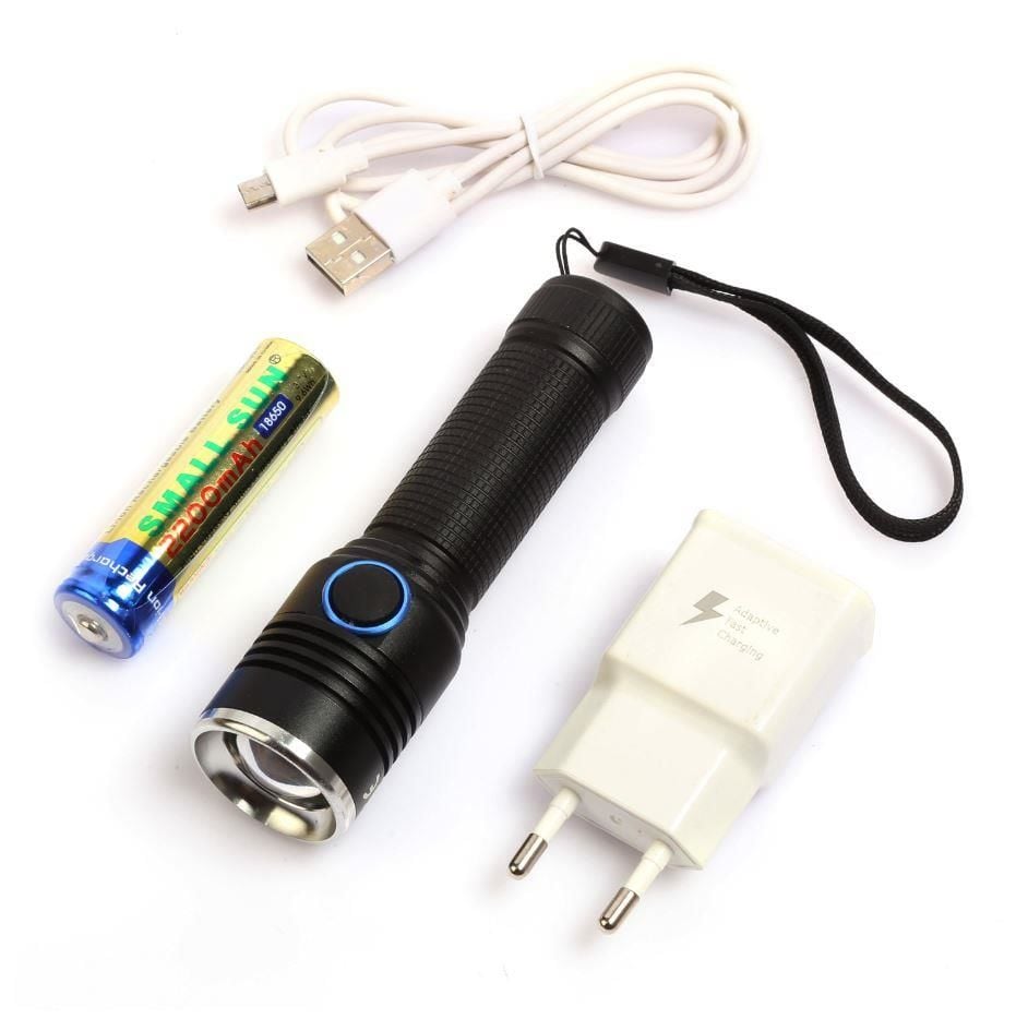 Powerdex PD-6007 Led El Feneri Su Geçirmez Şarjlı Profesyonel