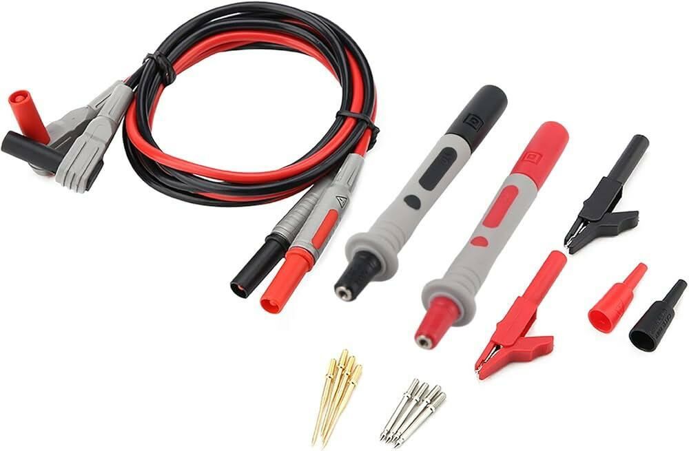 P1300B 14 parça  Çok Işlevli Değiştirilebilir Multimetre Probu Test ölçüm Kablo kiti