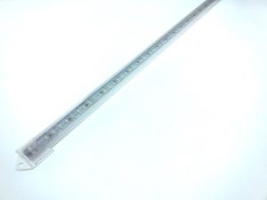 Led Bar Modül Beyaz 4014 Smd 12v 1 Metre Tam Takım 144 Led Şeffaf Camlı (5 adet fiyatı)